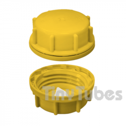 Tapón con Válvula Desgasificadora D61 Amarillo