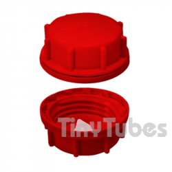 Tapón con Válvula Desgasificadora D61 Rojo