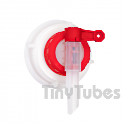 Tapón con Grifo Rojo D61 Caudal de 5 Litros