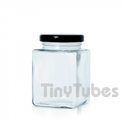 Tarro Vidrio CUBIC 275ml Transparente