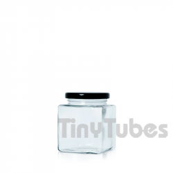 Tarro Vidrio CUBIC 75ml Transparente