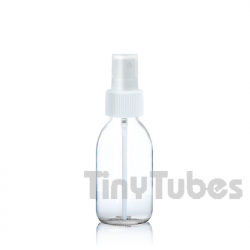 Botella Sirup Transparente 125ml