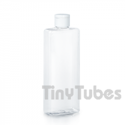 Botella Petaca PET 500ml transparente